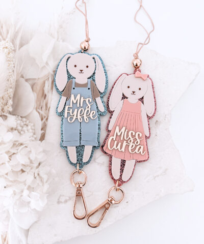 Personalised Lanyard | Easter Bunny